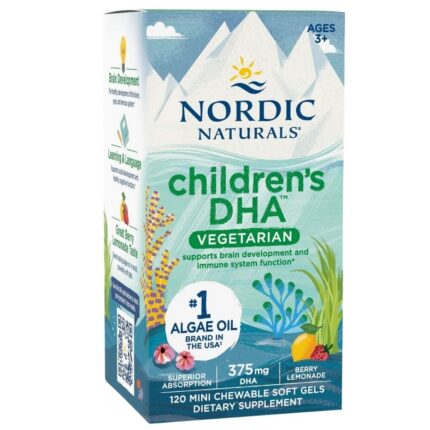 Nordic Naturals Children's DHA Vegetarian - 120 mini kapsułek