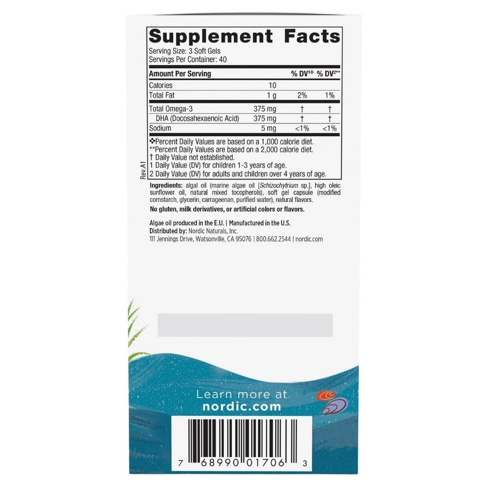 nn0500-2-1.jpg Nordic Naturals Children's DHA Vegetarian - 120 mini kapsułek - obrazek 2