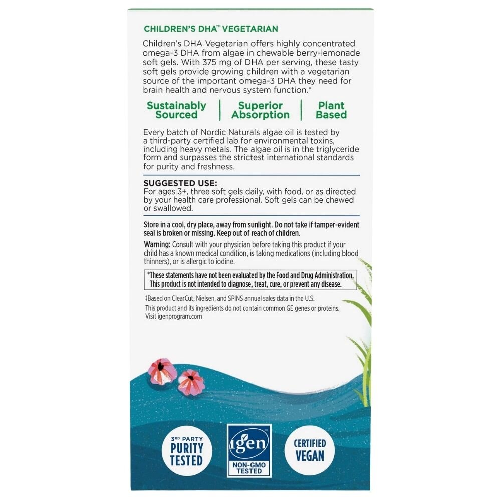 nn0500-4-1.jpg Nordic Naturals Children's DHA Vegetarian - 120 mini kapsułek - obrazek 4