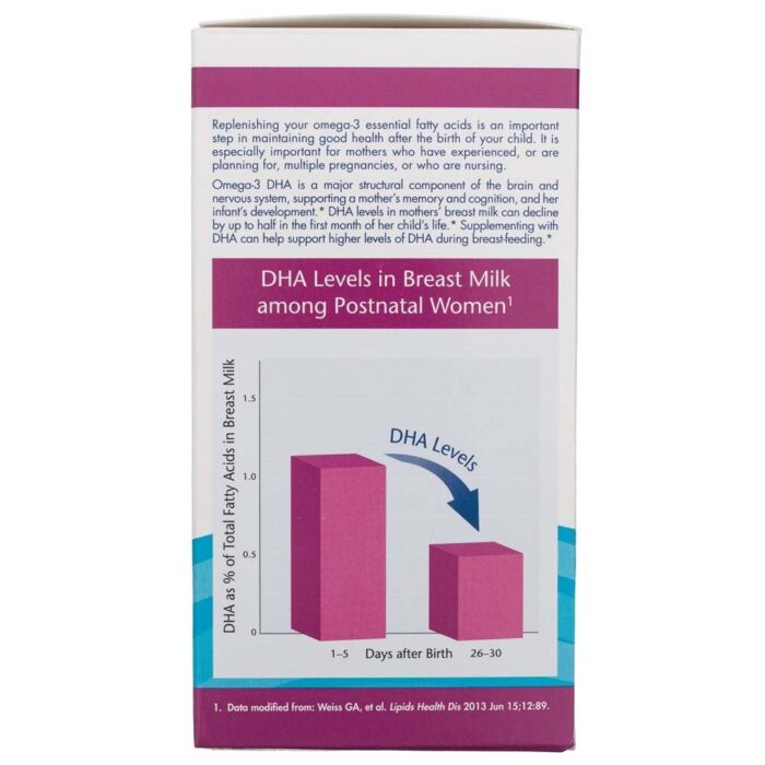 Nordic Naturals Postnatal Omega-3 1120 mg - 60 kapsułek - obrazek 3