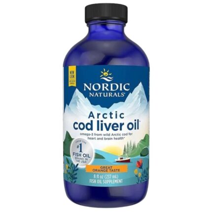Nordic Naturals Olej z wątroby dorsza arktycznego pomarańczowy - 237 ml
