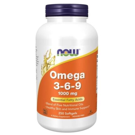 Now Foods Omega 3-6-9 1000 mg - 250 kapsułek
