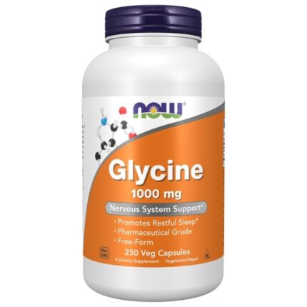 Now Foods Glicyna 1000 mg - 250 kapsułek