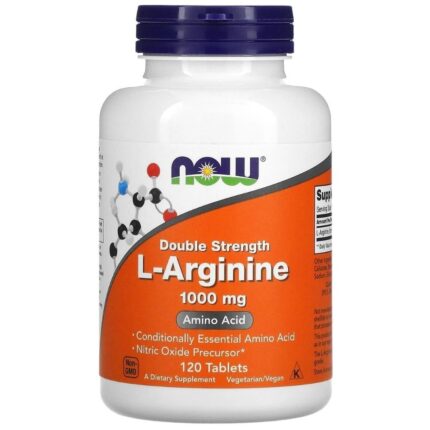 Now Foods L-Arginina 1000 mg - 120 tabletek