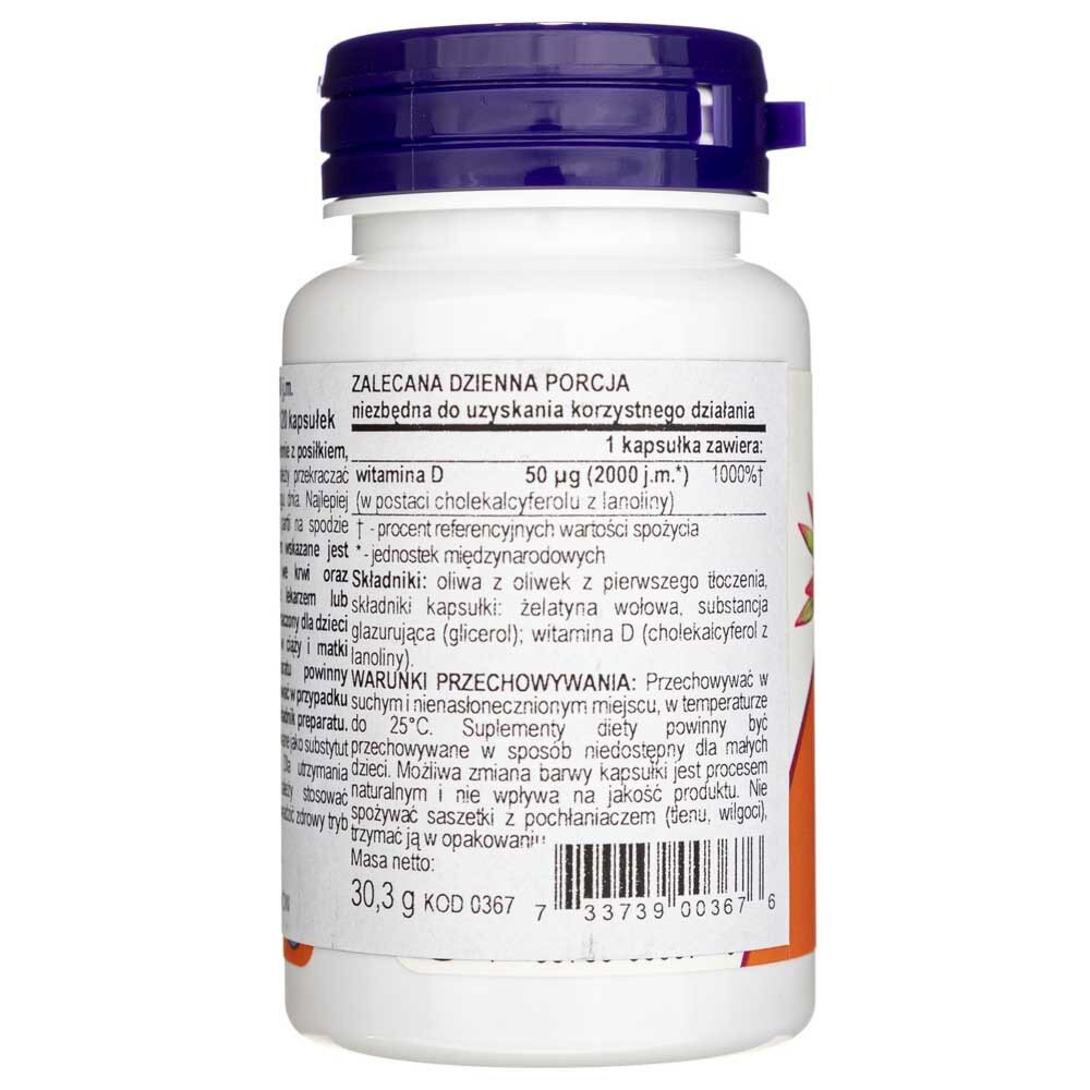 now0367-3-1.jpg Now Foods Witamina D3 2000 IU - 120 kapsułek - obrazek 3