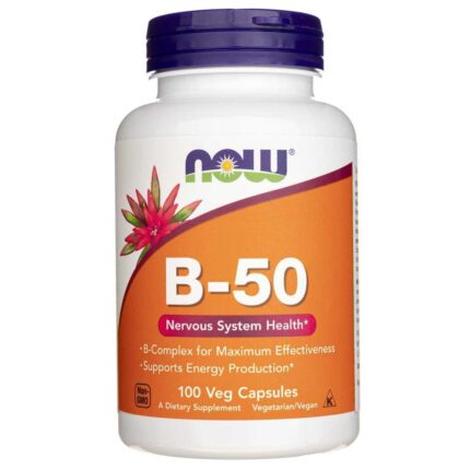 Now Foods Witamina B-50 - 100 kapsułek