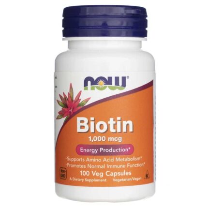 Now Foods Biotyna 1000 mcg - 100 kapsułek