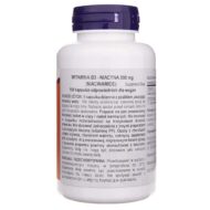 Now Foods Niacynamid 500 mg - 100 kapsułek - obrazek 2
