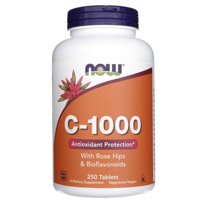 Now Foods Witamina C-1000 z bioflawonoidami - 250 tabletek - obrazek 1