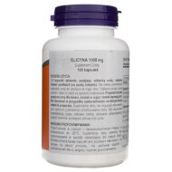 Now Foods Glicyna 1000 mg - 100 kapsułek - obrazek 2