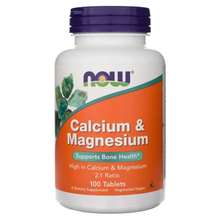 Now Foods Calcium & Magnesium - 100 tabletek - obrazek 1