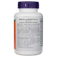 Now Foods Calcium & Magnesium - 100 tabletek - obrazek 2