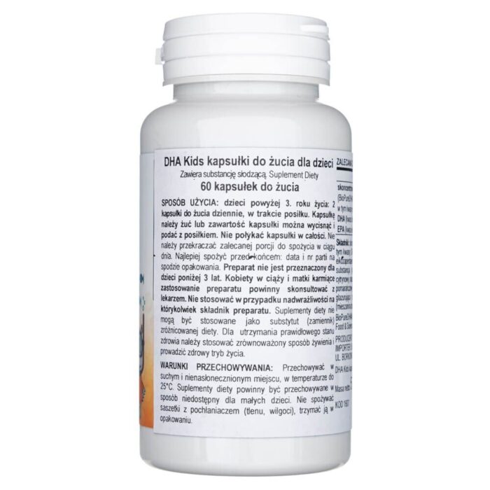 Now Foods DHA 100 mg dla dzieci - 60 kapsułek - obrazek 2
