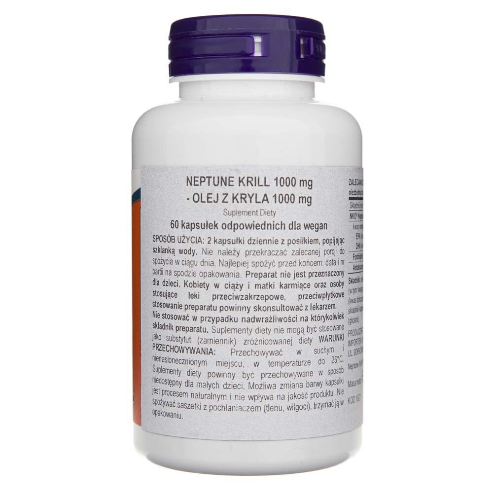 now1627-2-1-1.jpg Now Foods Olej z kryla 1000 mg - 60 kapsułek - obrazek 2