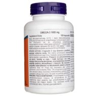 Now Foods Omega-3 1000 mg - 100 kapsułek - obrazek 2