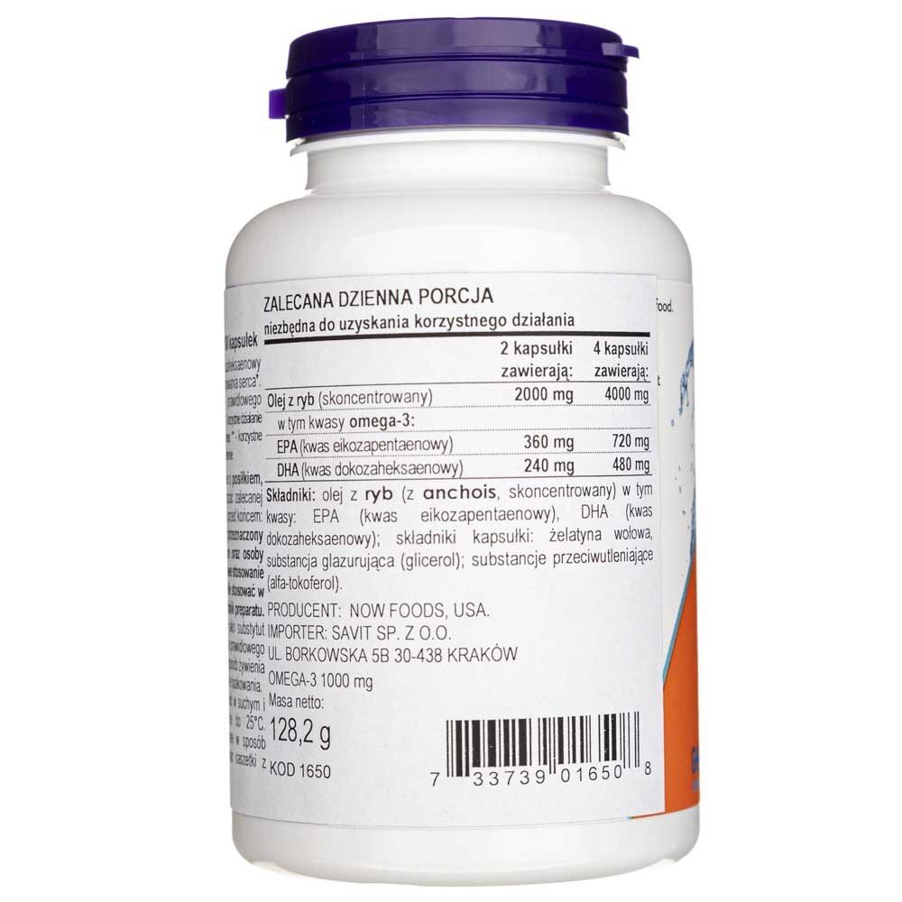 now1650b-3-1-1.jpg Now Foods Omega-3 1000 mg - 100 kapsułek - obrazek 3