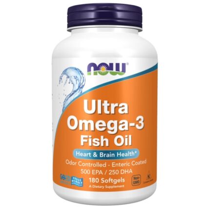 Now Foods Ultra Omega-3 500 EPA / 250 DHA - 180 kapsułek