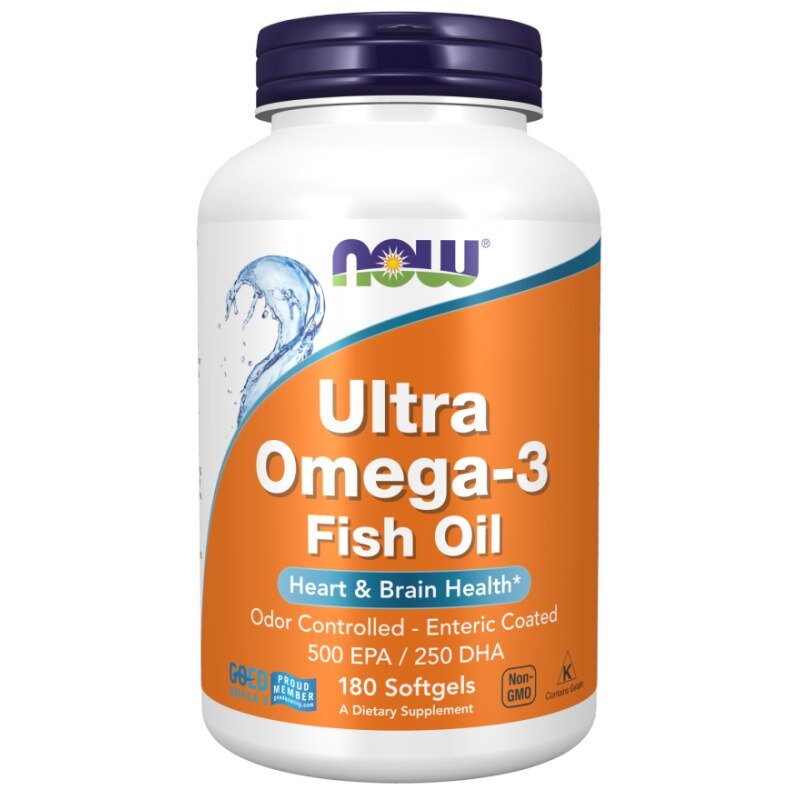 now1662b-1-1-1.jpg Now Foods Ultra Omega-3 500 EPA / 250 DHA - 180 kapsułek - obrazek 1