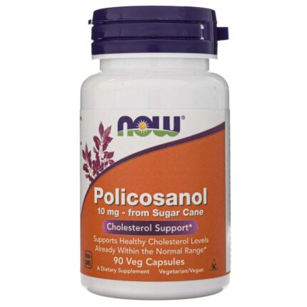 Now Foods Policosanol 10 mg - 90 tabletek