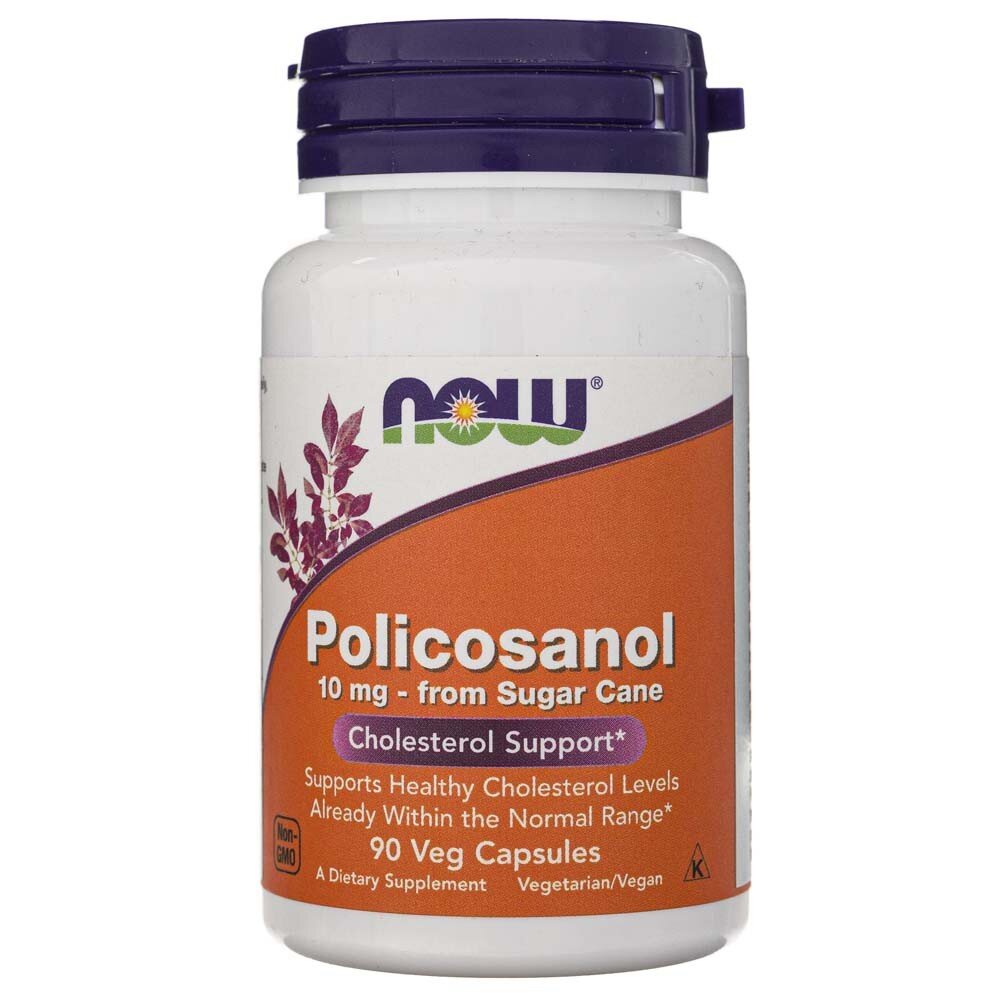 now1823-1-1-1.jpg Now Foods Policosanol 10 mg - 90 tabletek - obrazek 1