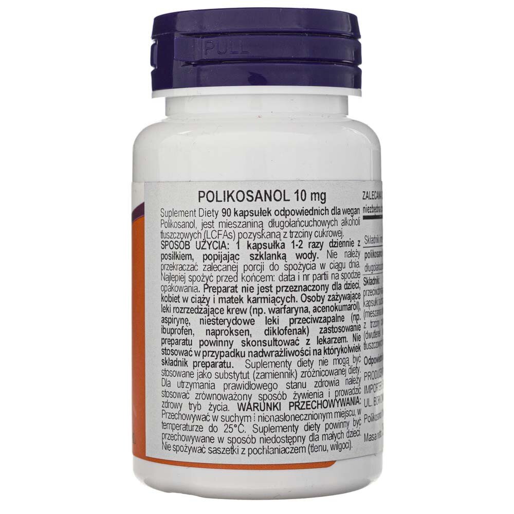 now1823-2-1-1.jpg Now Foods Policosanol 10 mg - 90 tabletek - obrazek 2