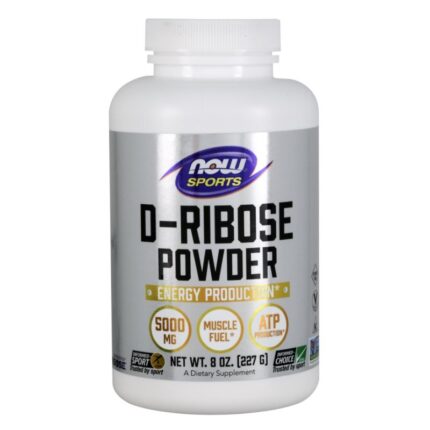 Now Foods D-ryboza (D-ribose) w proszku - 227 g