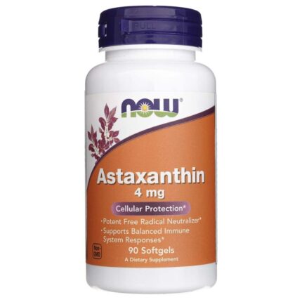 Now Foods Astaksantyna 4 mg - 90 kapsułek