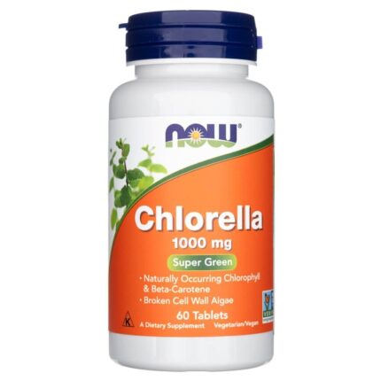 Now Foods Chlorella 1000 mg - 60 tabletek