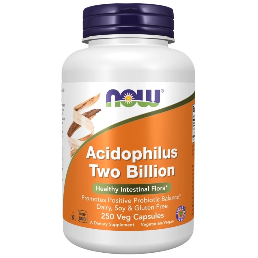 now2907-1-1.jpg Now Foods Acidophilus 2 miliardy - 250 kapsułek - obrazek 1
