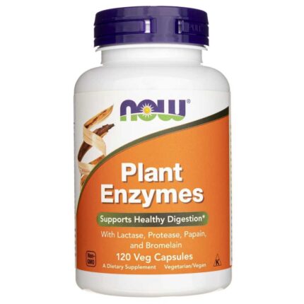 Now Foods Plant Enzymes - 120 kapsułek