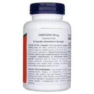 Now Foods Cordyceps 750 mg - 90 kapsułek - obrazek 2