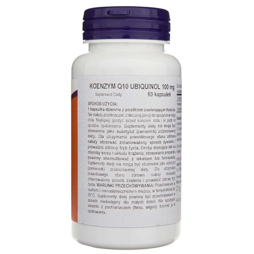 now3142-3-1-1.jpg Now Foods Ubichinol 100 mg - 60 kapsułek - obrazek 3