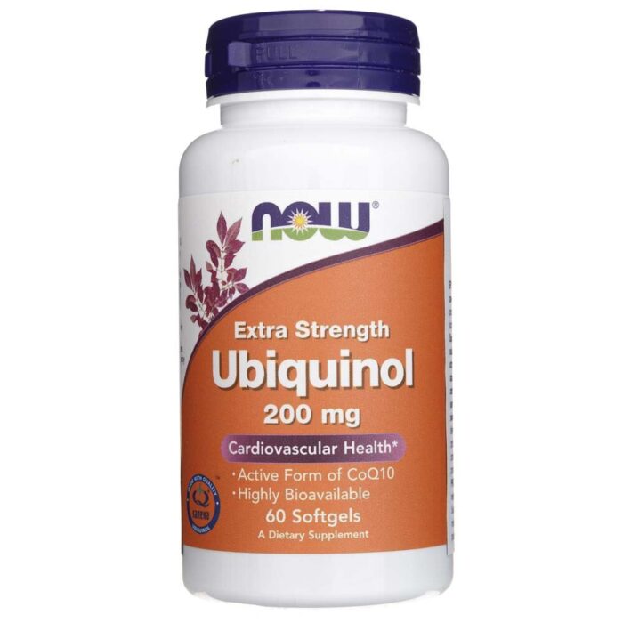 Now Foods Ubichinol 200 mg - 60 kapsułek - obrazek 1