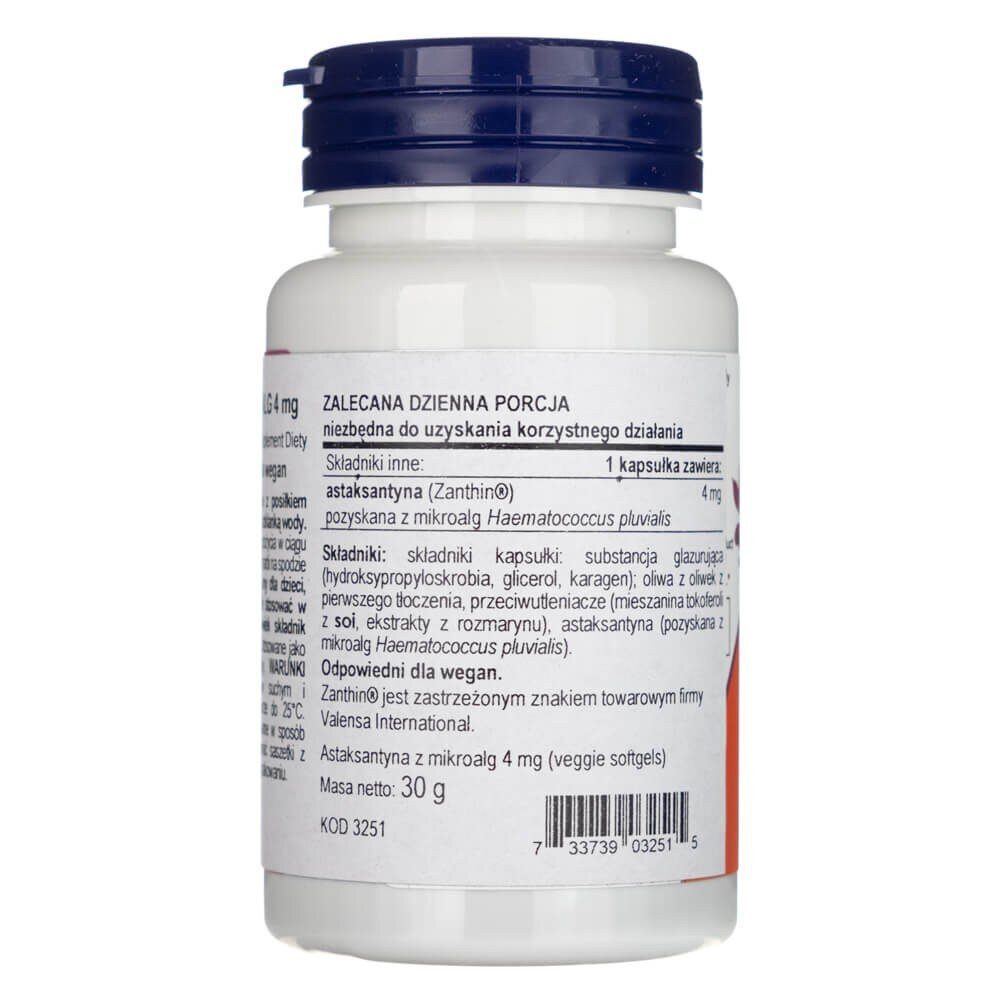 now3251-2-1.jpg Now Foods Astaksantyna 4 mg - 60 kapsułek - obrazek 2