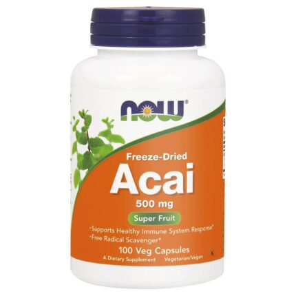 Now Foods Acai 500 mg - 100 kapsułek