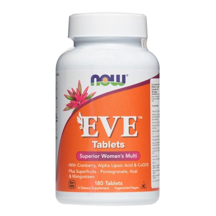 Now Foods EVE (multiwitamina dla kobiet) - 180 tabletek - obrazek 1