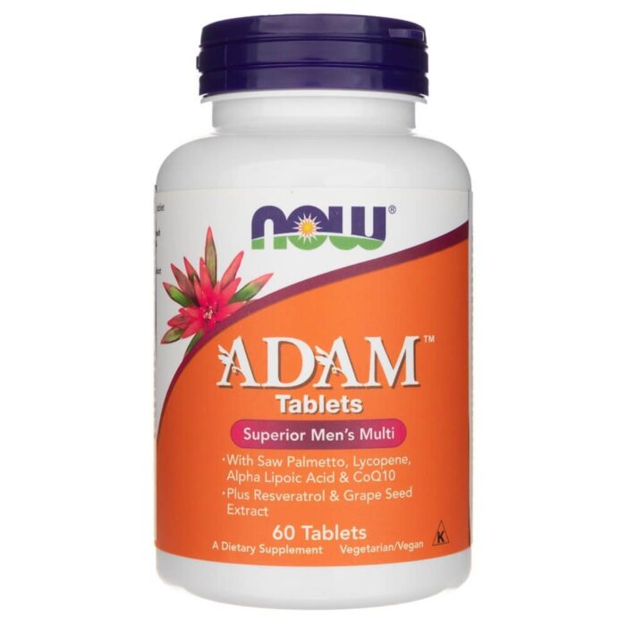 Now Foods ADAM (multiwitaminy dla mężczyzn) - 60 tabletek - obrazek 1