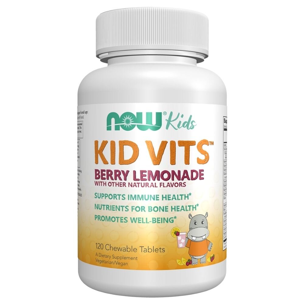 now3882d-1-1-1.jpg Now Foods Kid Vits (multiwitamina dla dzieci) - 120 pastylek - obrazek 1