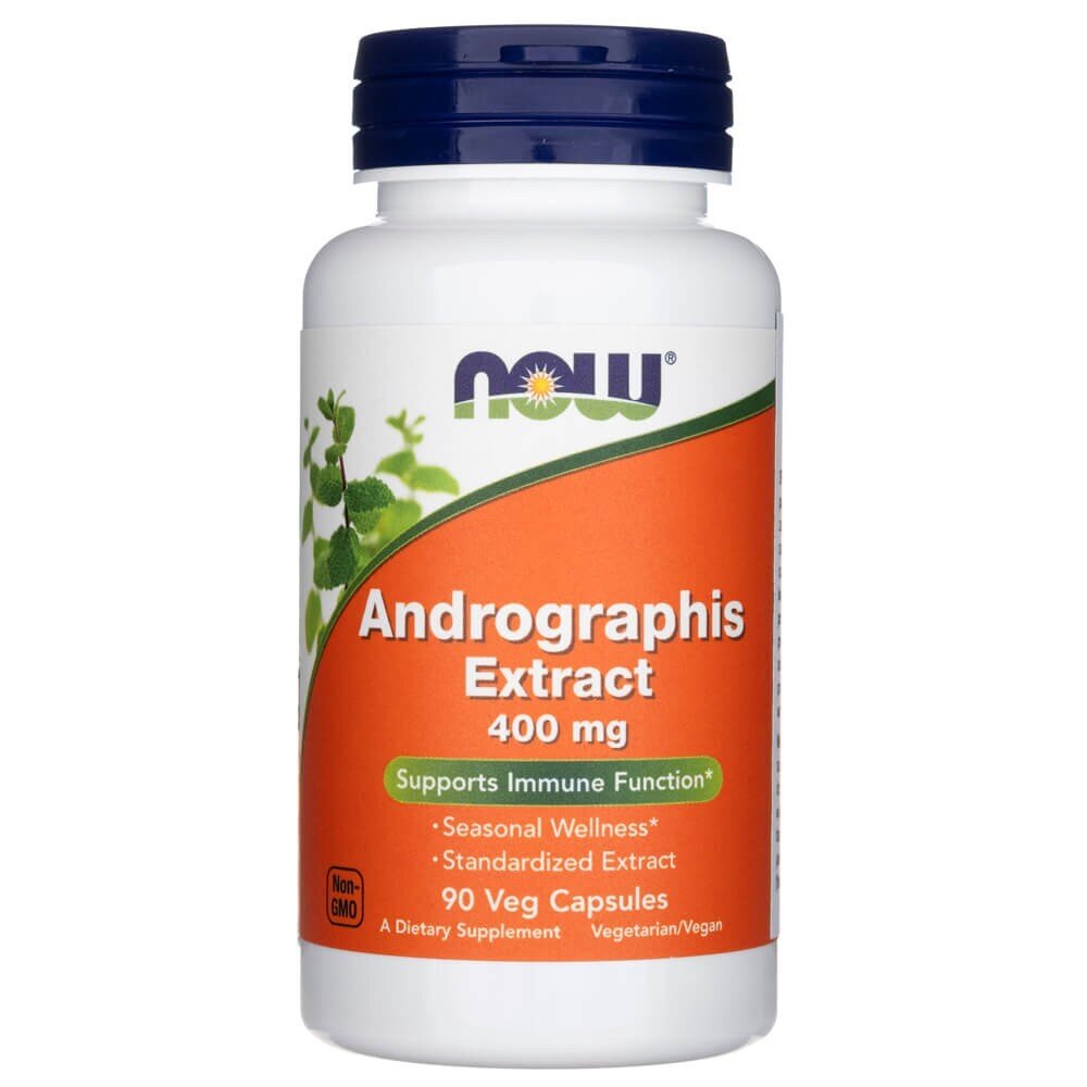 now4591b-1-1-1.jpg Now Foods Andrographis Extract 400 mg - 90 kapsułek - obrazek 1