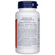 Now Foods Andrographis Extract 400 mg - 90 kapsułek - obrazek 2