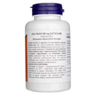 Now Foods Koci Pazur (Cat's Claw) 500 mg - 100 kapsułek - obrazek 2
