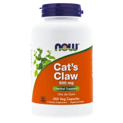 Now Foods Koci Pazur (Cat's Claw) 500 mg - 250 kapsułek