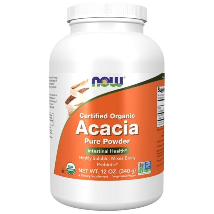 Now Foods Błonnik z akacji (Acacia Fiber) - 340 g - obrazek 1