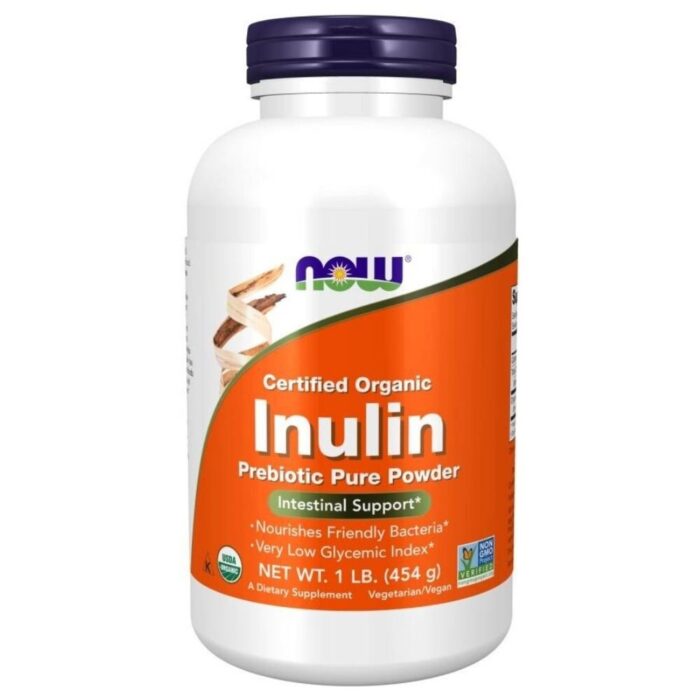 Now Foods Inulina w proszku - 454 g - obrazek 1