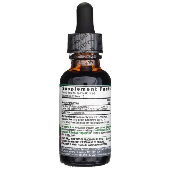Nature’s Answer Czerwona Koniczyna - 30 ml - obrazek 2