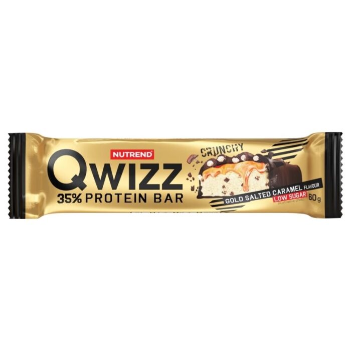 Nutrend Qwizz Protein Bar Baton proteinowy, słony karmel - 60 g - obrazek 1