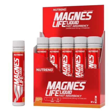 Nutrend Magneslife w płynie pomarańczowy - 10x25 ml