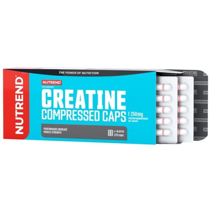 Nutrend Creatine Compressed - 120 kapsułek - obrazek 1
