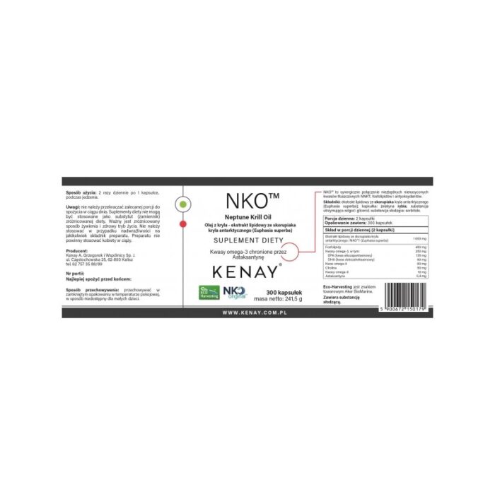 NEPTUNE KRILL OIL (NKO) - 300 kapsułek - obrazek 2