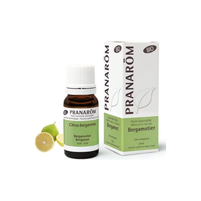 Olejek eteryczny bergamotkowy Pomarańcza bergamotka Pomarańcza bergamota Citrus bergamia 10ml PRANARÔM BIO - obrazek 2